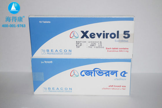 comprare Beacon Everolimus Xevirol 5mg*10 compresse Cancro al seno, carcinoma delle cellule renali, carcinoma dell' endometrio, sarcoma uterino, tumore delle cellule epitelioidi perivascolari, angiomiolipoma ricorrente, online manufacture