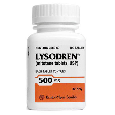 comprare Tlph、BMS Mitotane Lysodren 500mg*100 compresse Carcinoma corticale surrenalica per il cancro allo stadio 1 2 3 online manufacture