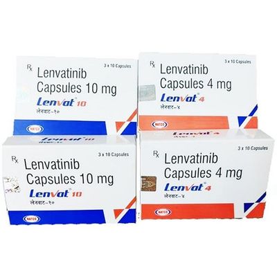 comprare Natco、Tlph、Phokam、Beacon、Eisai Lenvatinib E7080 Lenvima 4 mg*30 compresse carcinoma epatocellulare, carcinoma tiroideo, carcinoma renale, carcinoma gastricoper il cancro allo stadio 1 2 3 online manufacture