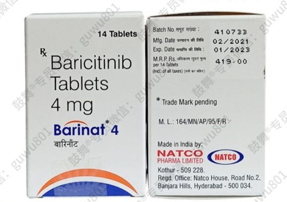 comprare Natco Baricitinib -Barinat 4mg*14 compresse Artrite reumatoide (AR), spondilite anchilosante (AS), psoriasi, dermatite atopica, Adatto per la fase di trattamento online manufacture