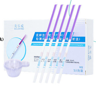 Kit di prova dell' ormone follicolare stimolante FSH Metodo immunocromatografico oro colloidale