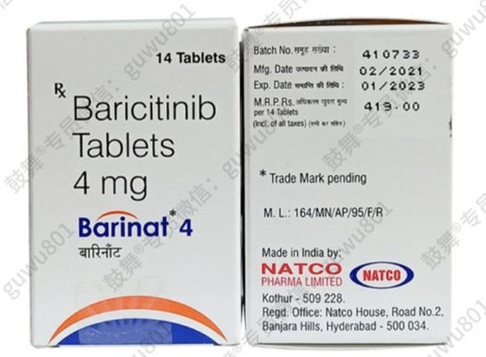 NatcoBaricitinib - Barinat 4mg*14 compresse/flacone (scatola) Artrite reumatoide (AR), (AS), psoriasi, dermatite atopica, lupus eritematoso sistemico, (UC), alopecia areata Durante il periodo di trattamento